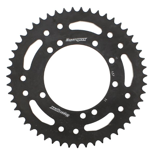 Supersprox Steel Sprocket Black 51T- for Kawasaki KX100 95-19 RFE-457-51-BLK